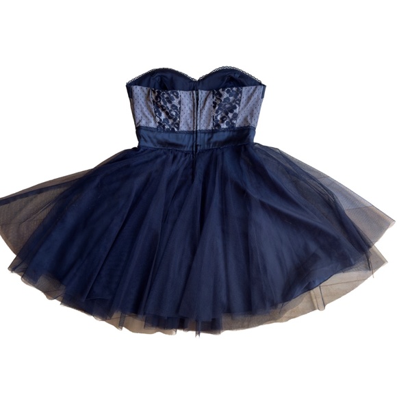 Teeze Me Black and Lace Mini-Dress - Picture 4 of 5